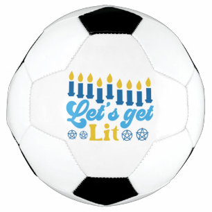 Laten we verlicht worden! Voetbal