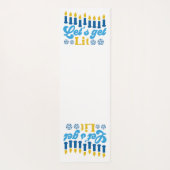 Laten we verlicht worden! Yoga mat (Achterkant)