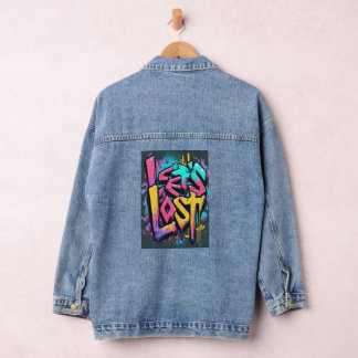 Laten we verloren gaan denim jacket