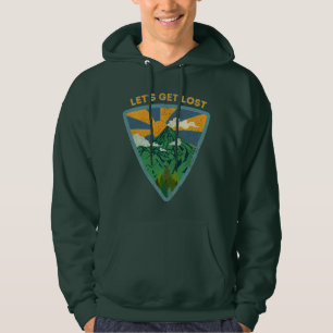 Laten we verloren vintage wandelen hoodie