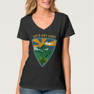 Laten we verloren vintage wandelen t-shirt