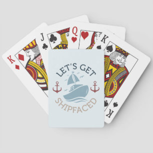 Laten we verscheept raken pokerkaarten