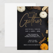 Laten we verzamelen, Thanksgiving diner, feestdag  Kaart (Voorkant / Achterkant)