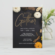 Laten we verzamelen, Thanksgiving diner, feestdag