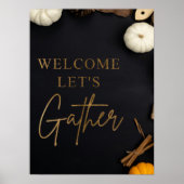Laten we verzamelen, Thanksgiving diner, vakantie Poster (Voorkant)