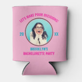 Laten we vier beslissingen nemen vrijgezellenfeest blikjeskoeler (Voorkant)