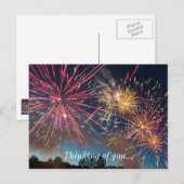 Laten we vieren briefkaart (Voorkant / Achterkant)