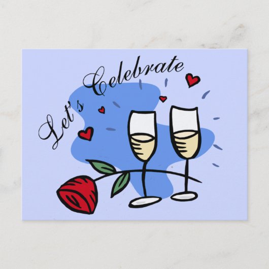 Laten we vieren briefkaart (Voorkant)