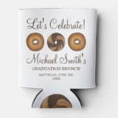 Laten we vieren dat Bagel Graduation Party Brunch Blikjeskoeler (Voorkant)