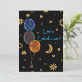 Laten we vieren - feestelijke uitnodigingen (Staand voorkant)