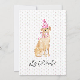 Laten we vieren! Golden Labrador Pet ballonnen