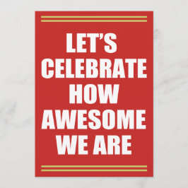 Laten we vieren hoe Geweldige we vriendjespolitiek Kaart