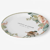 Laten we vieren met BBQ Couples Douche Papieren Bordje (Gekanteld)