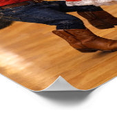 "Laten we vierkantig dansen!" Poster (Hoek)