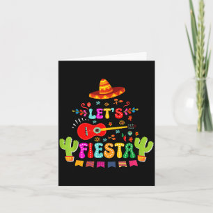Laten we vijf mei feest vieren, grappige Mexicaans Kaart