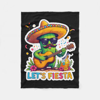 Laten we vijf mei feestvieren, grappige Mexicaanse Fleece Deken