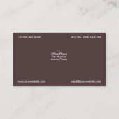 Laten we Visitekaartje in roze eten (Achterkant)