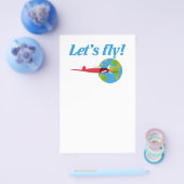 Laten we vliegen flyer (Enkel)