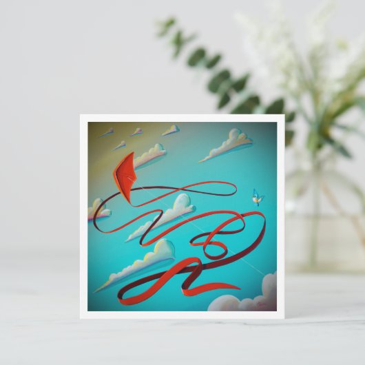 Laten we vliegen - Mini Print (Staand voorkant)