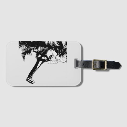 Laten we vliegen! - Ziplining Run Bagagelabel (Voorkant (horizontaal))