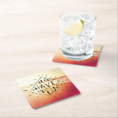 Laten we vlinder hebben kartonnen onderzetters (Insitu)