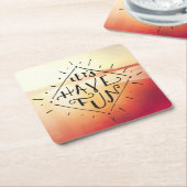 Laten we vlinder hebben kartonnen onderzetters (Schuin)