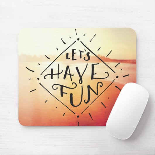 Laten we vlinder hebben muismat (Met muis)