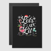 Laten we volwassen flamingo kerst leuk krijgen (Voorkant / Achterkant)