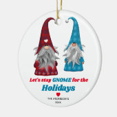 Laten we voor de kerst van de Feestdagen blijven s Keramisch Ornament (Links)