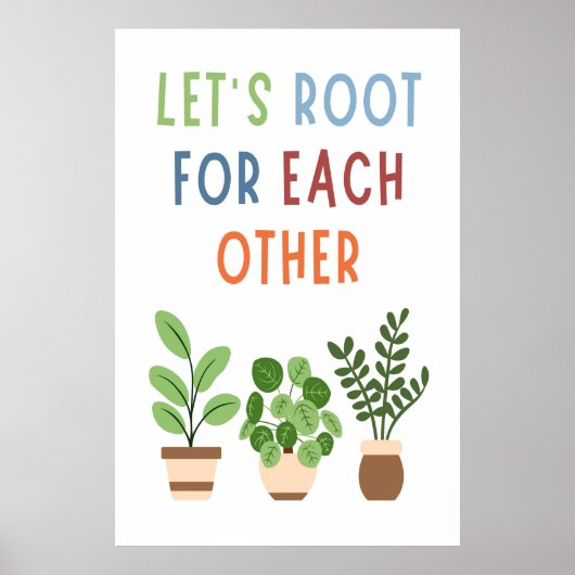 Laten we voor elkaar beginnen poster (Voorkant)