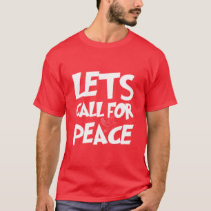 Laten we voor vrede kiezen Duif Grafisch T-shirt
