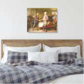 Laten we vrede hebben van Jean Leon Gerome Ferris Canvas Afdruk (Insitu (Slaapkamer))
