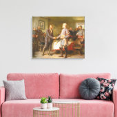 Laten we vrede hebben van Jean Leon Gerome Ferris Canvas Afdruk (Insitu (Woonkamer))