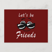 Laten we vrienden worden briefkaart (Voorkant)