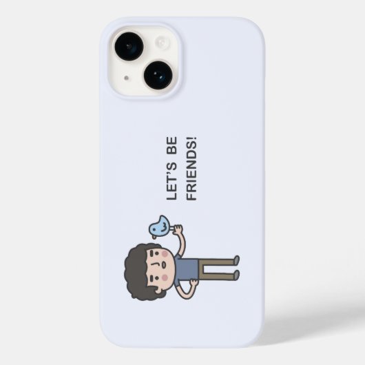 Laten we vrienden zijn! Case-Mate iPhone case (Achterkant)