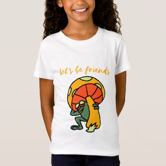 Laten we vrienden zijn t-shirt (Voorkant)