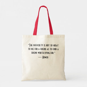 Laten we vrienden zijn tote bag