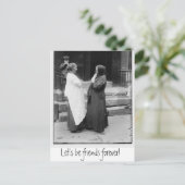 Laten we vrienden zijn voor altijd Briefkaart (Staand voorkant)