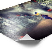 Laten we vrij blijven van OEKRAÏNE Poster (Hoek)