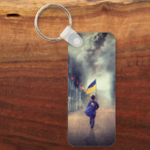 Laten we vrije OEKRAÏNE Sleutelhanger houden (Voorkant)