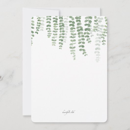 Laten we Vrijgezellenfeest uithangen Kaart (Achterkant)