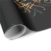 Laten we vrolijk en helder gouden folie typografie cadeaupapier (Rol Hoek)