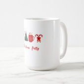 Laten we vrolijk zijn – Grappig kerstfeestje Koffiemok (Voorkant rechts)