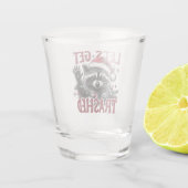 Laten we vuilnis kerstwasbeer geschoten glas (Achterkant)