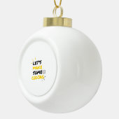 Laten we wat coderen keramische bal ornament (Rechts)