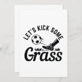 Laten we wat gras maken bedankkaart (Voorkant / Achterkant)