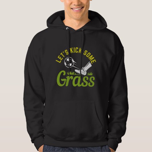 Laten we wat gras maken hoodie (Voorkant)