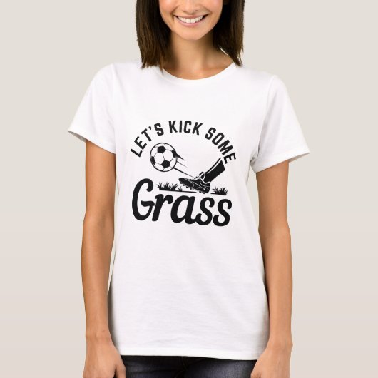 Laten we wat gras maken t-shirt (Voorkant)
