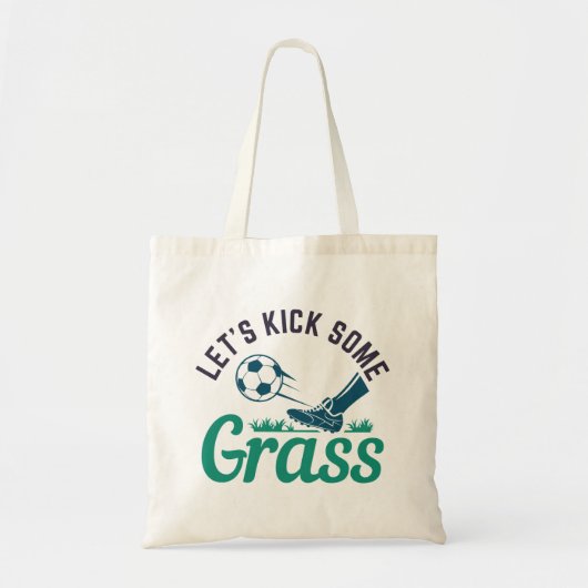 Laten we wat gras maken tote bag (Voorkant)