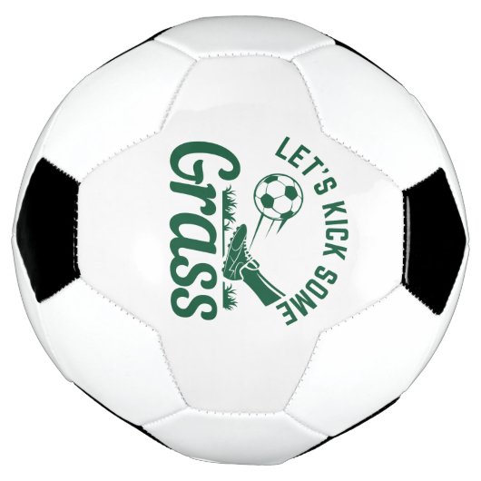 Laten we wat gras maken voetbal (Gedraaid)
